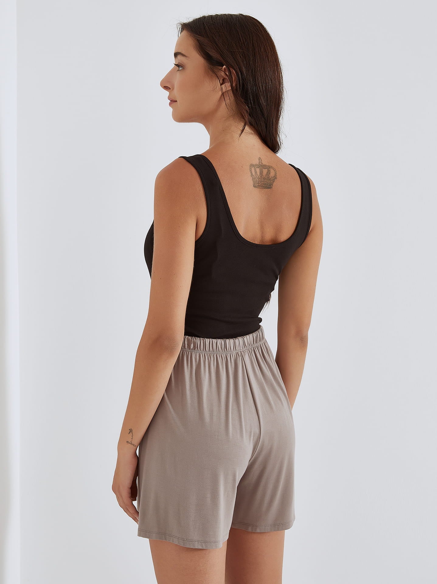 Lounge-shorts med dragsko