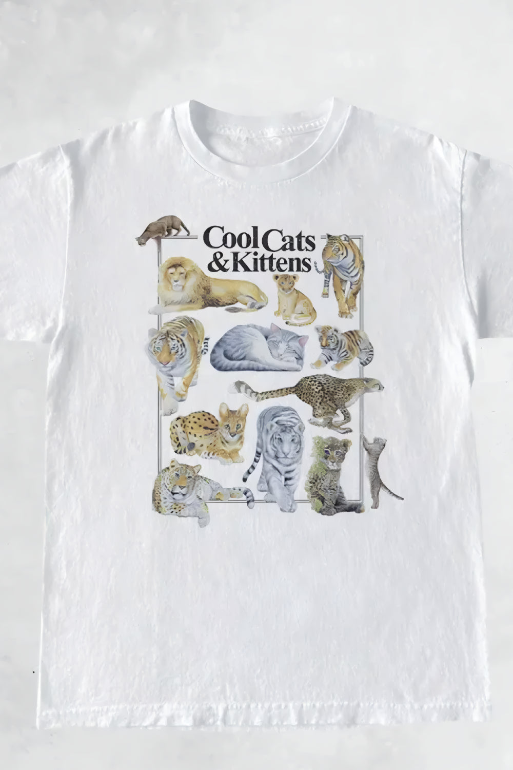 Coola katter vintage t-shirt