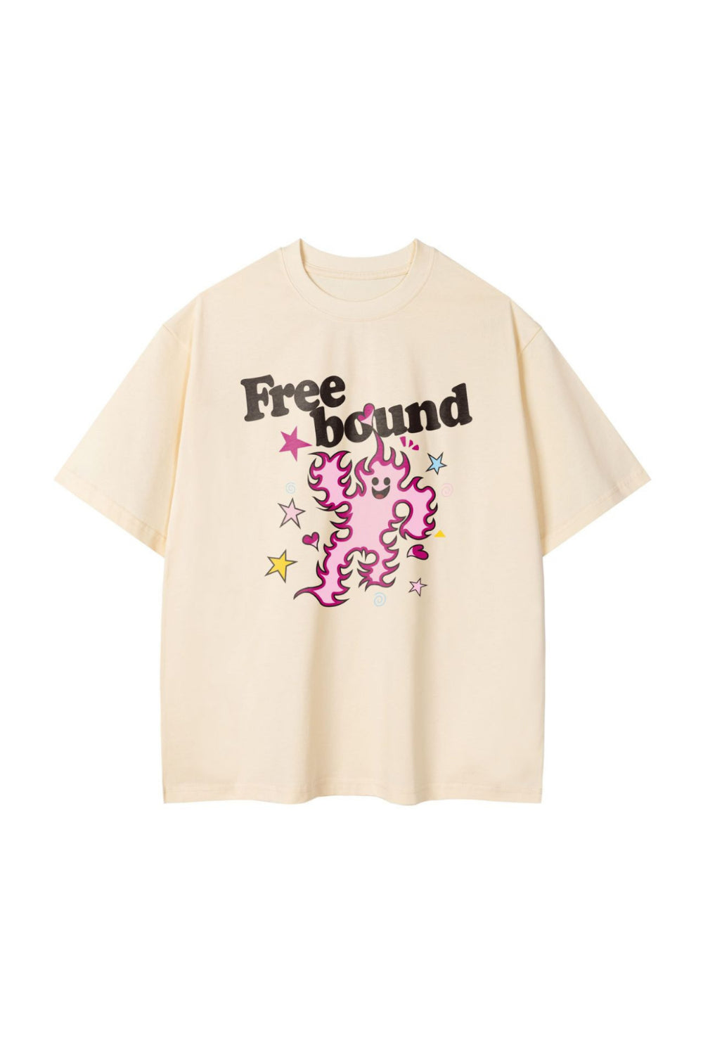 T-SHIRT MED FREEBOUND TRYCK