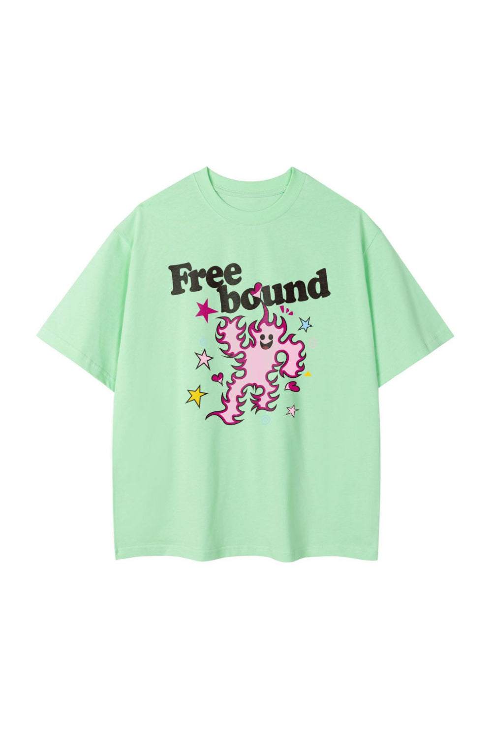 T-SHIRT MED FREEBOUND TRYCK