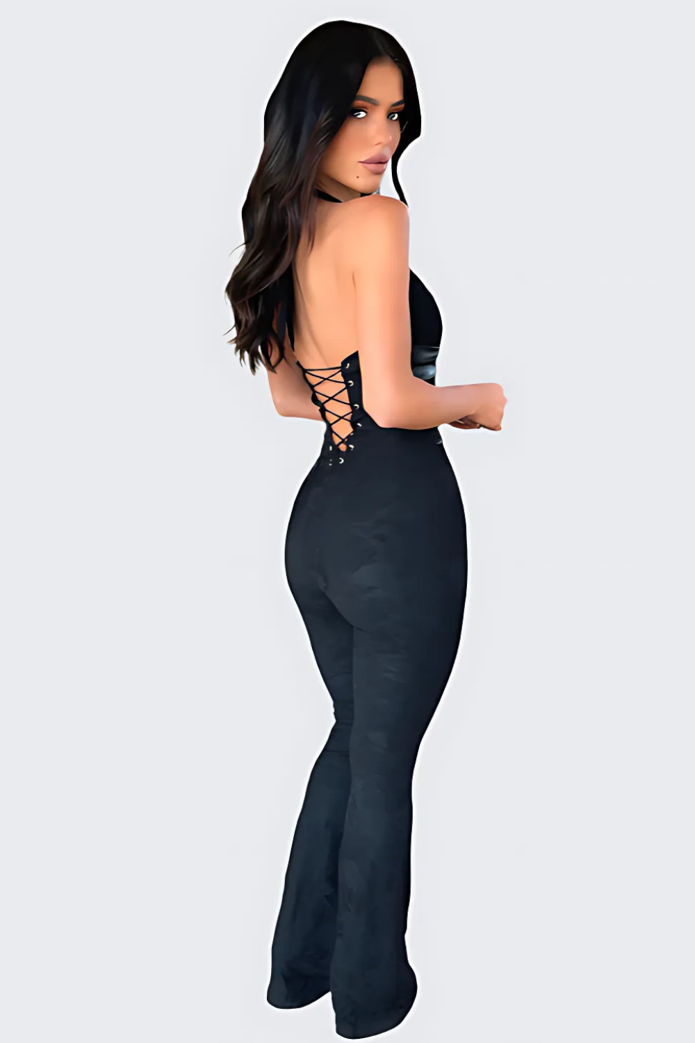 MAELLE JUMPSUIT MED KANTDETALJER