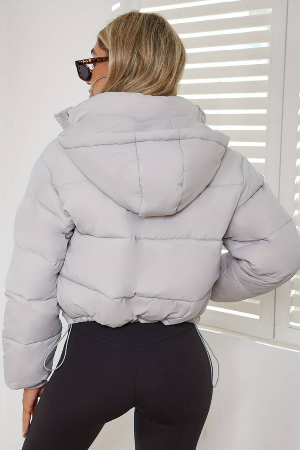 Kort vadderad pufferjacka