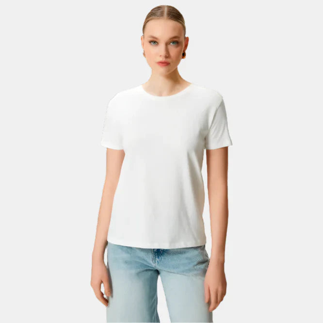 Basic T-shirt med korta ärmar