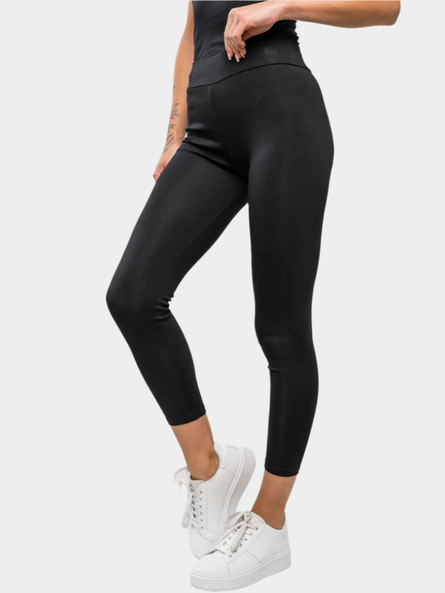 Klassiska svarta leggings