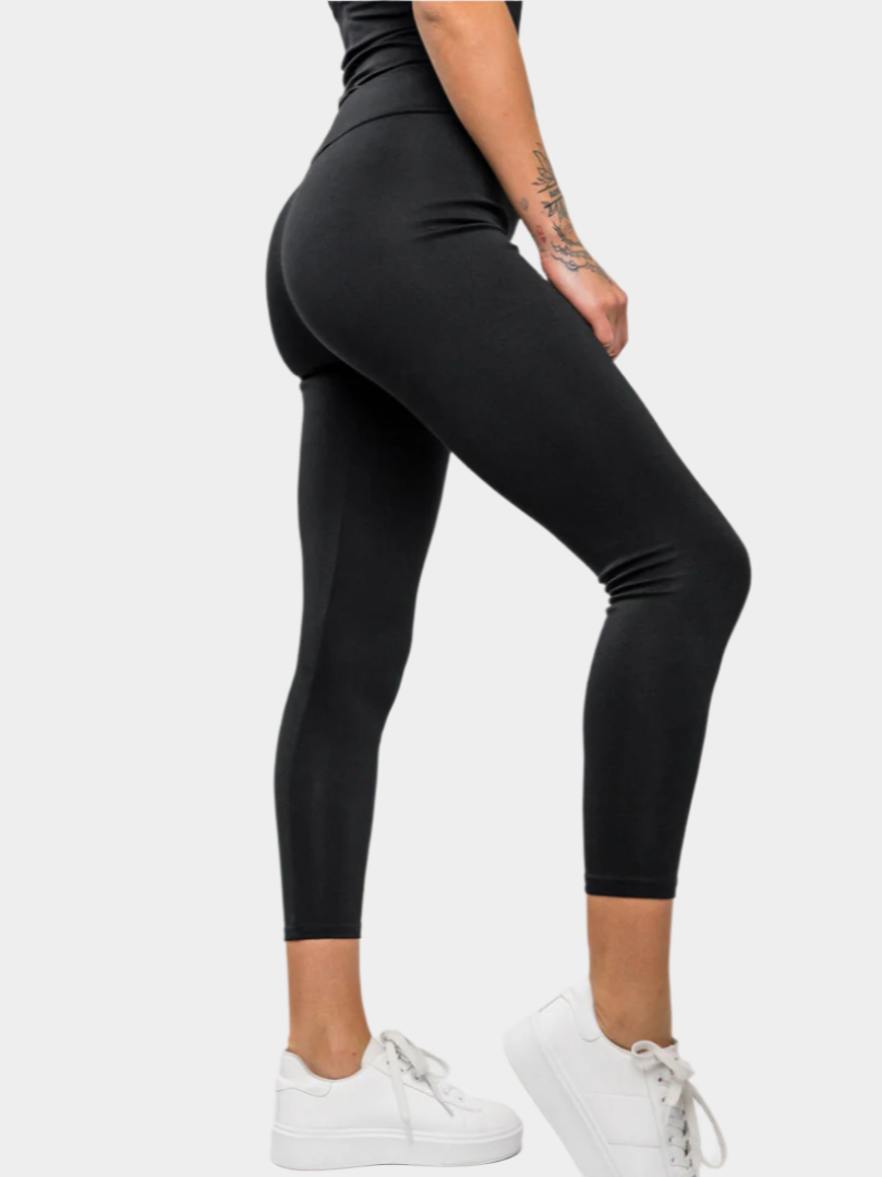 Klassiska svarta leggings