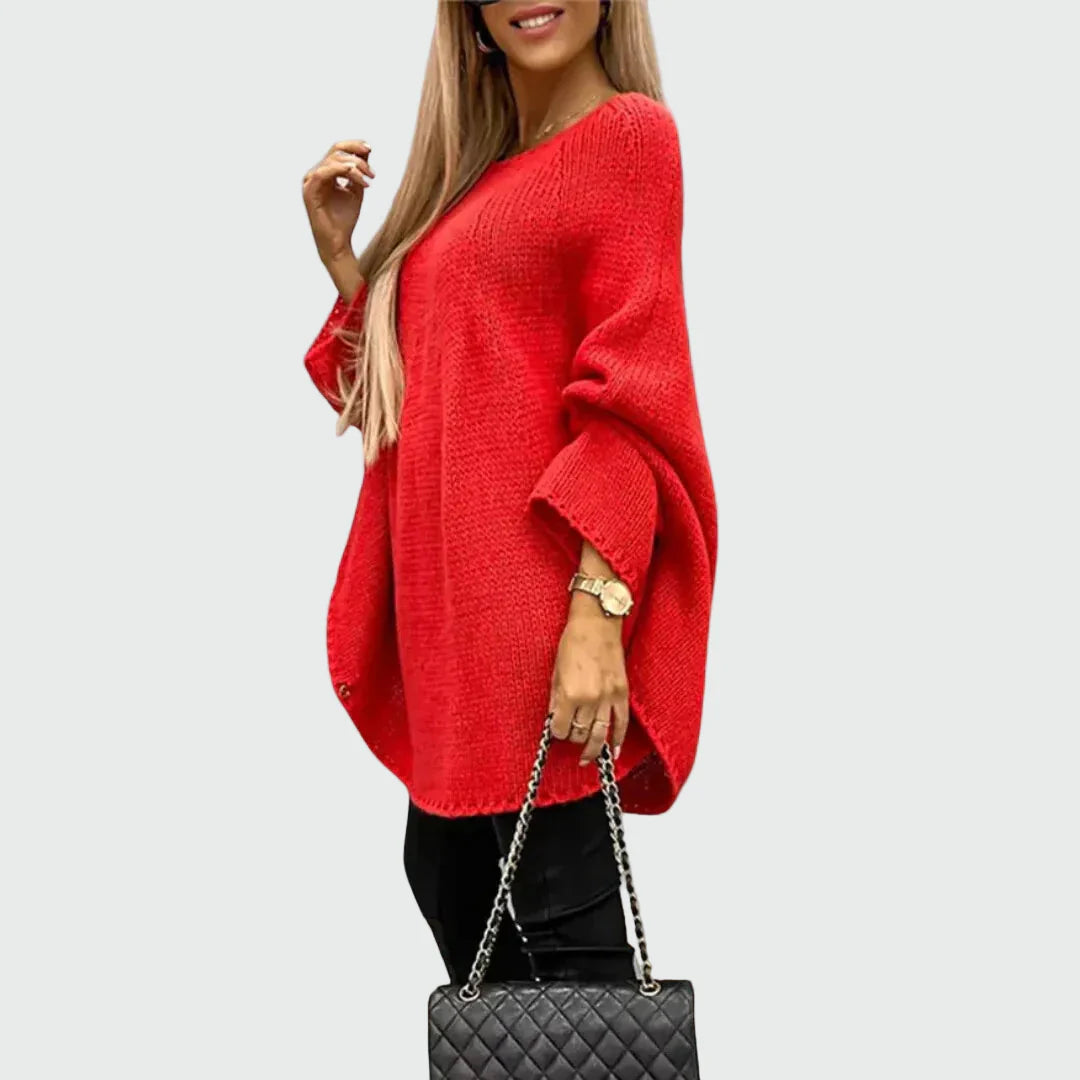 ÖVERSTOR STICKAD TRÖJA