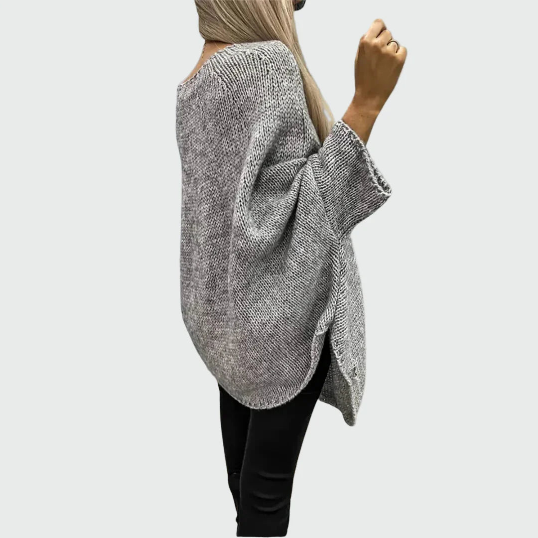 ÖVERSTOR STICKAD TRÖJA